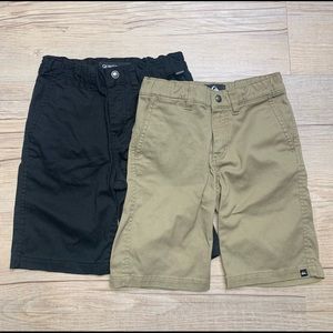 Lot of 2 Quiksilver Boys Shorts